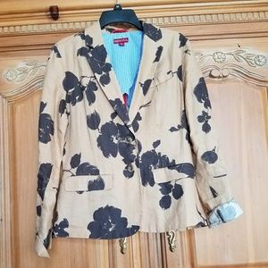 Merona Linen Cropped Jacket